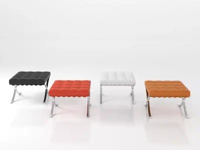 Stool barcelona 3D model