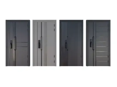interior door 3D model 10