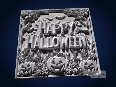 Happy Halloween - CNC Router Carving Casting Pumpkins 3D print model
