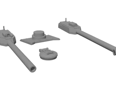 Imperial Bull truck Mobile Gun System 3D print model