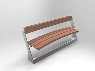 Bench - Urban Furniture Collection 3D model