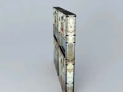 Secure Metal Doors 3D model