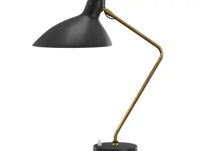 1950s Boris Lacroix Table Lamp 3D model