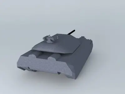 CT72B Puma Combat tank model 72 Free 3D model