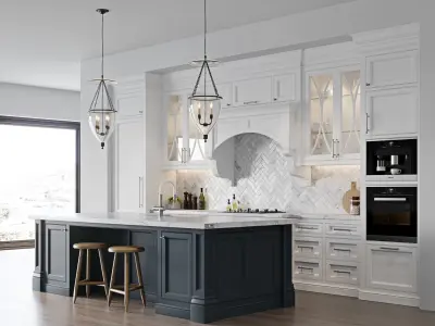 Classic kitchen 7 3D model