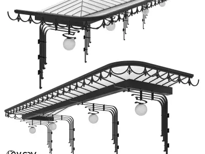 Canopy Door 3D model