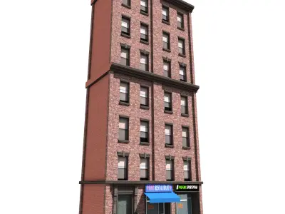 Nyc Building 07 Low-poly 3D model
