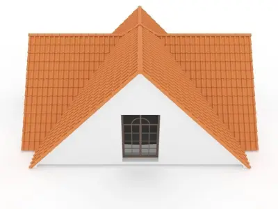 Realistic Roof Shingles 5 3D model