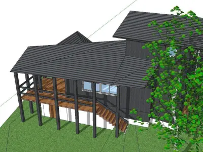 Creative Design-Holiday Cabin-075 3D model