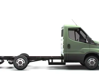 Iveco Daily Single Cab L2 Chassis 2026 3D model