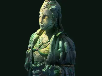 Game Model - Buddha statue of Buddha Kasai 3D model