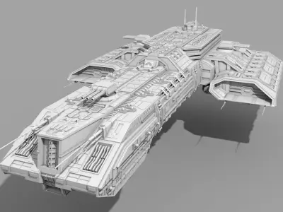 Spaceship Australis 3D model