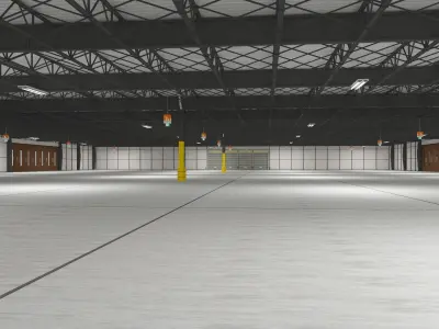 Exhibition Hall interior 17 3D model