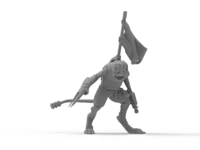 Cheese Stealer Cult - Brood Banners 3D print model