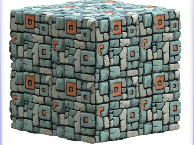 Stylized Wall Seamless Texture Texture 47