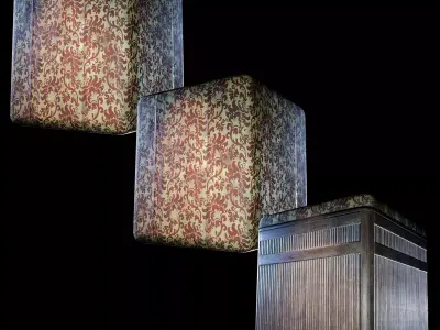 Vintage Victorian Yellow Wallpaper Texture Texture