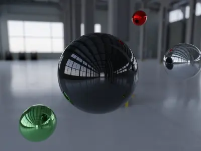 HDRI - Factory Warehouse 1b Texture