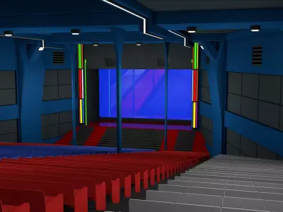 Concert Hall Theatre 3D model