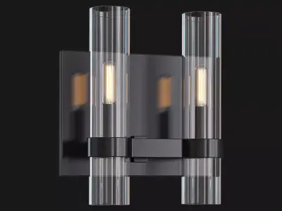 RH Ravelle Double Sconce 3D model