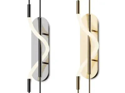 Luke lamp co - Aura I Sconce 3D model