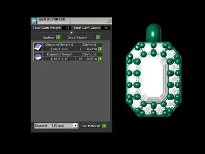 Pendant P183 3D Print Model 3D print model