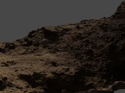 Cliffpart01 3D model