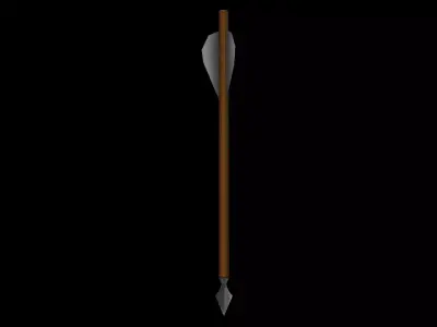 DnD Monk Weapons Pack 6 Low-poly 3D model