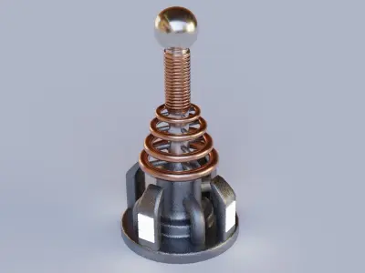 Tesla Coil Tower 3D model