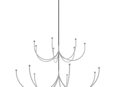  Arca MultiTier Chandelier 3D model