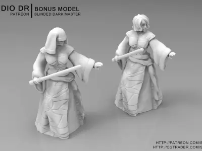 Blinded Dark Master 3D print model