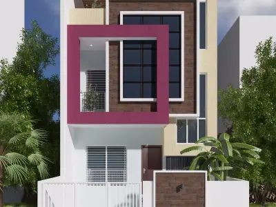 Modern Bungalow 3D model 3D model