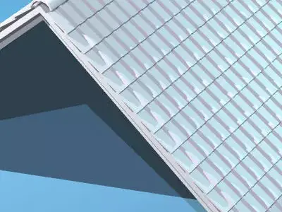 Roof tiles 3D model