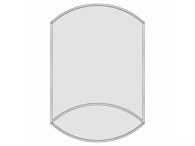 Mirror in a metal frame GZ-M1092 3D model