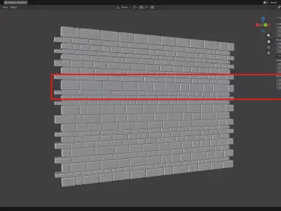 Brick Wall Seamless 3D print model