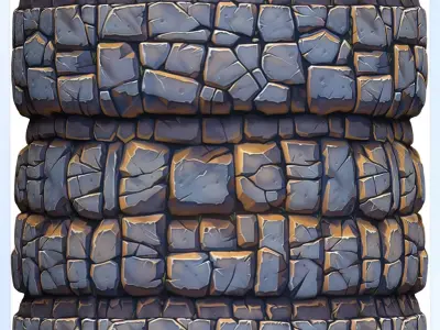 Stylized Wall Seamless Texture Texture 2