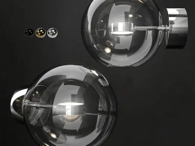 Giopato and Coombes Bolle wall light 1 lamp 3D model