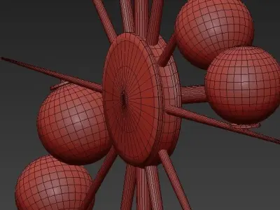 Cb Flush Mount Seventeen Lighting 3D model