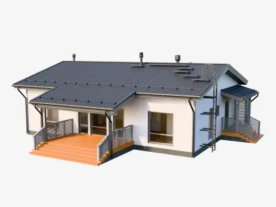 Nordic house 3D model