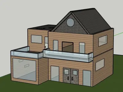 Family home 3D print model