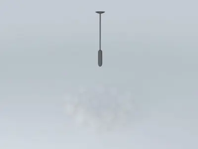 Glass Ball Cloud Chandelier 3D model