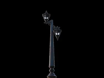STREET LIGHT Low-poly 3D model