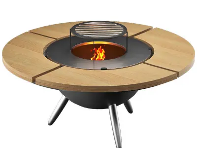 grill table 3D model
