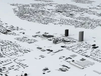 Bonn Streets and Buildings 3D model