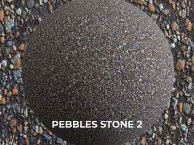 PEBBLES STONE PACK 10 PBR TEXTURES 8K 4K Texture