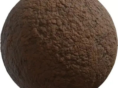 Cracked Clay Pan Ground PBR Texture Texture