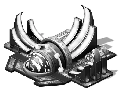 Space-power plant 02 3D model