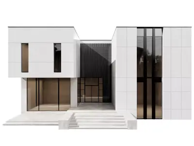 Modern House NO40 A 3D model