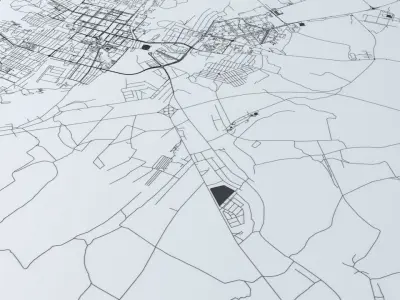 Saransk Road Network and Streets 3D model