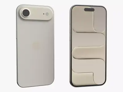 Apple iPhone Air Light Gold 3D model