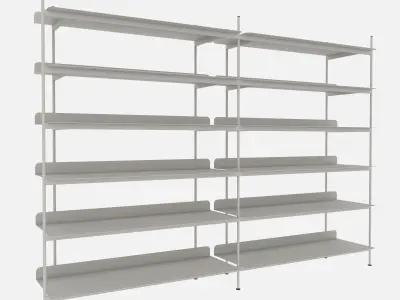 MUTOO COMPILE SHELVING SYSTEM 3D model